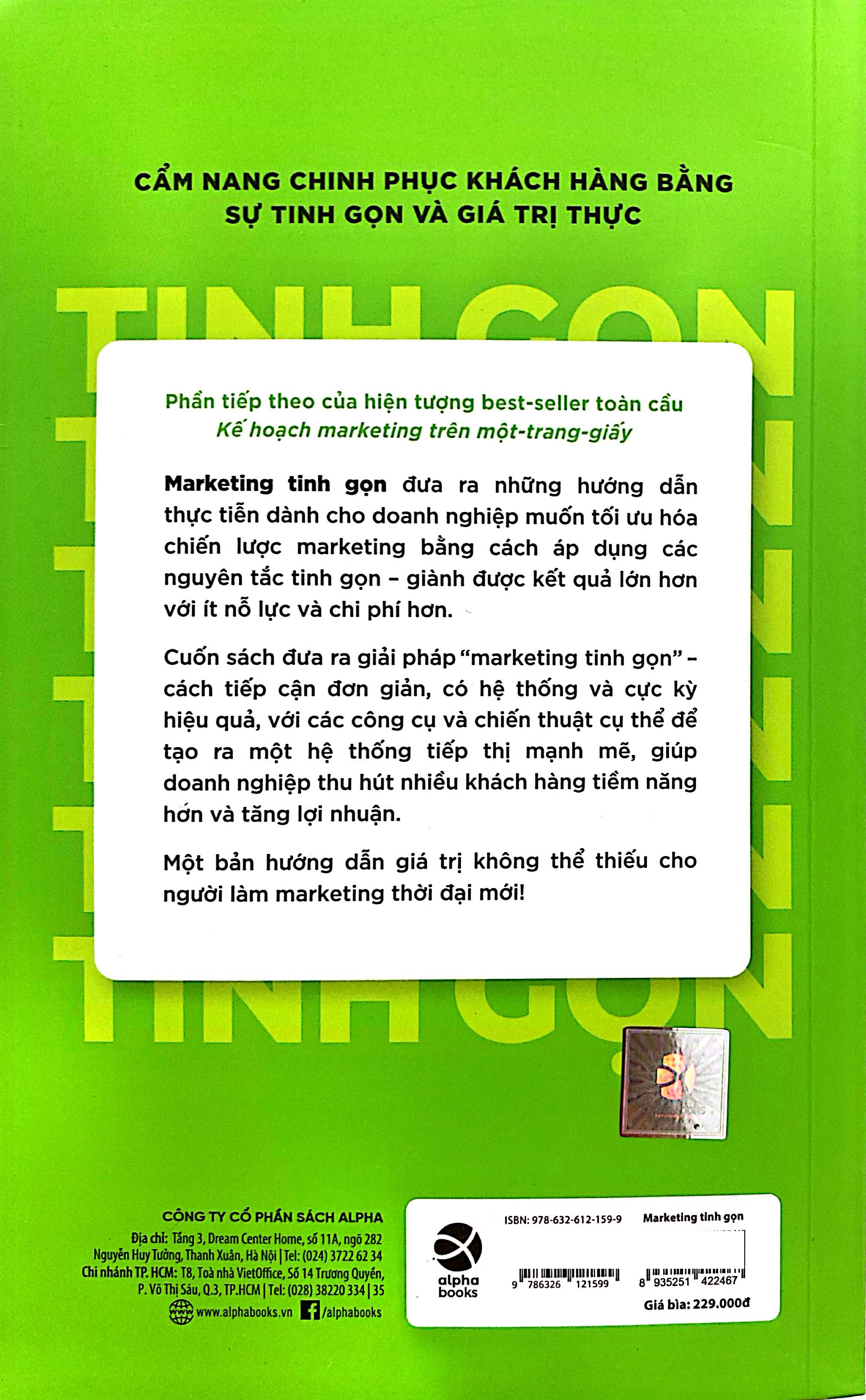 Marketing Tinh Gọn - Lean Marketing - Lợi Nhuận Nhiều Hơn, Quảng Cáo Ít Hơn - Ảnh 9