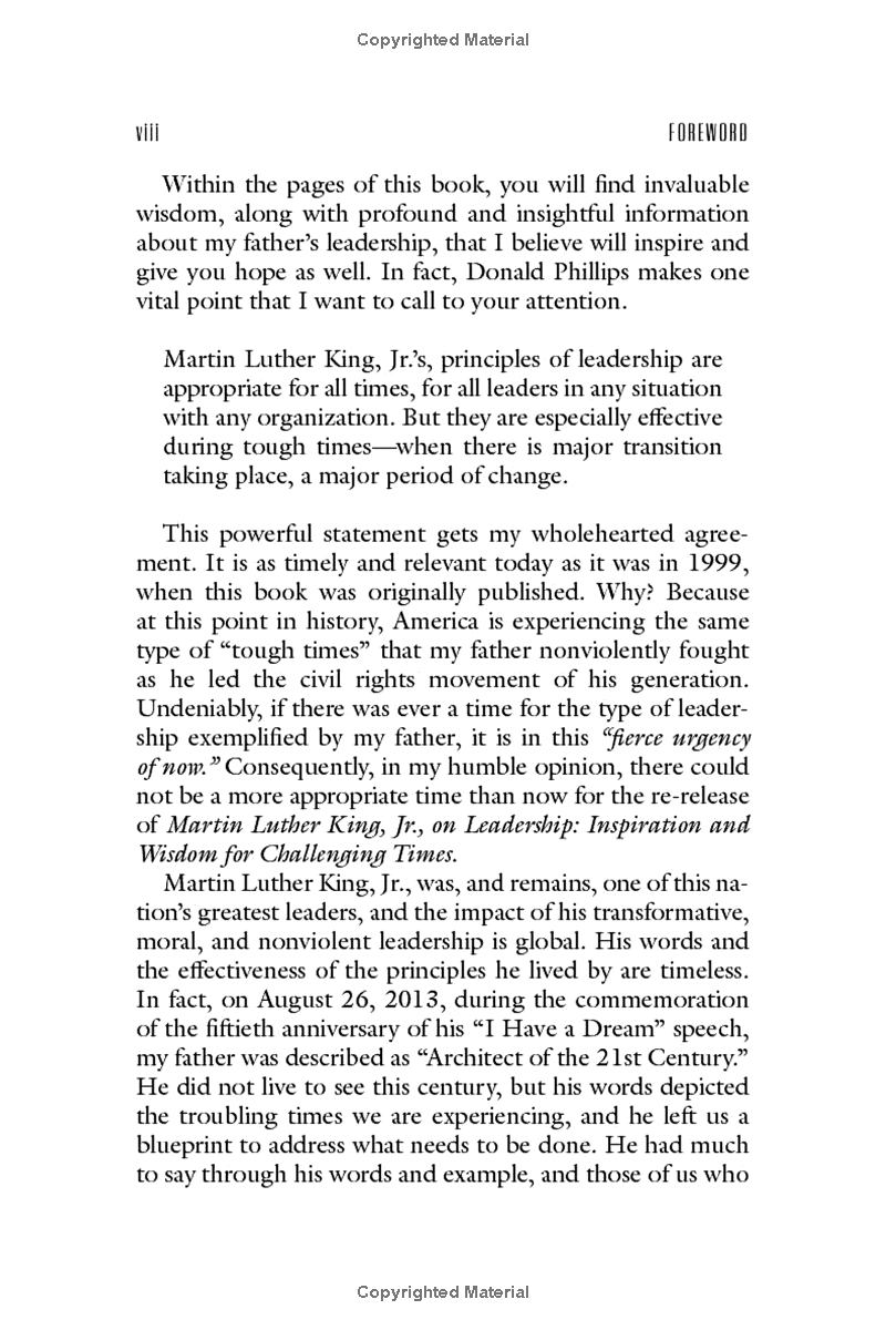 martin luther king, jr., on leadership: inspiration and wisdom for challenging times - Ảnh 7