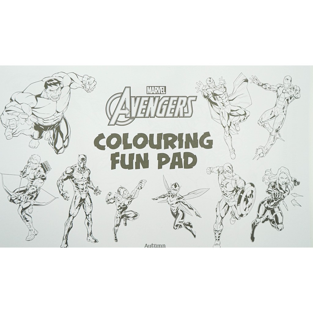 marvel avengers: colouring fun pad (giant colour me pad marvel) - Ảnh 4