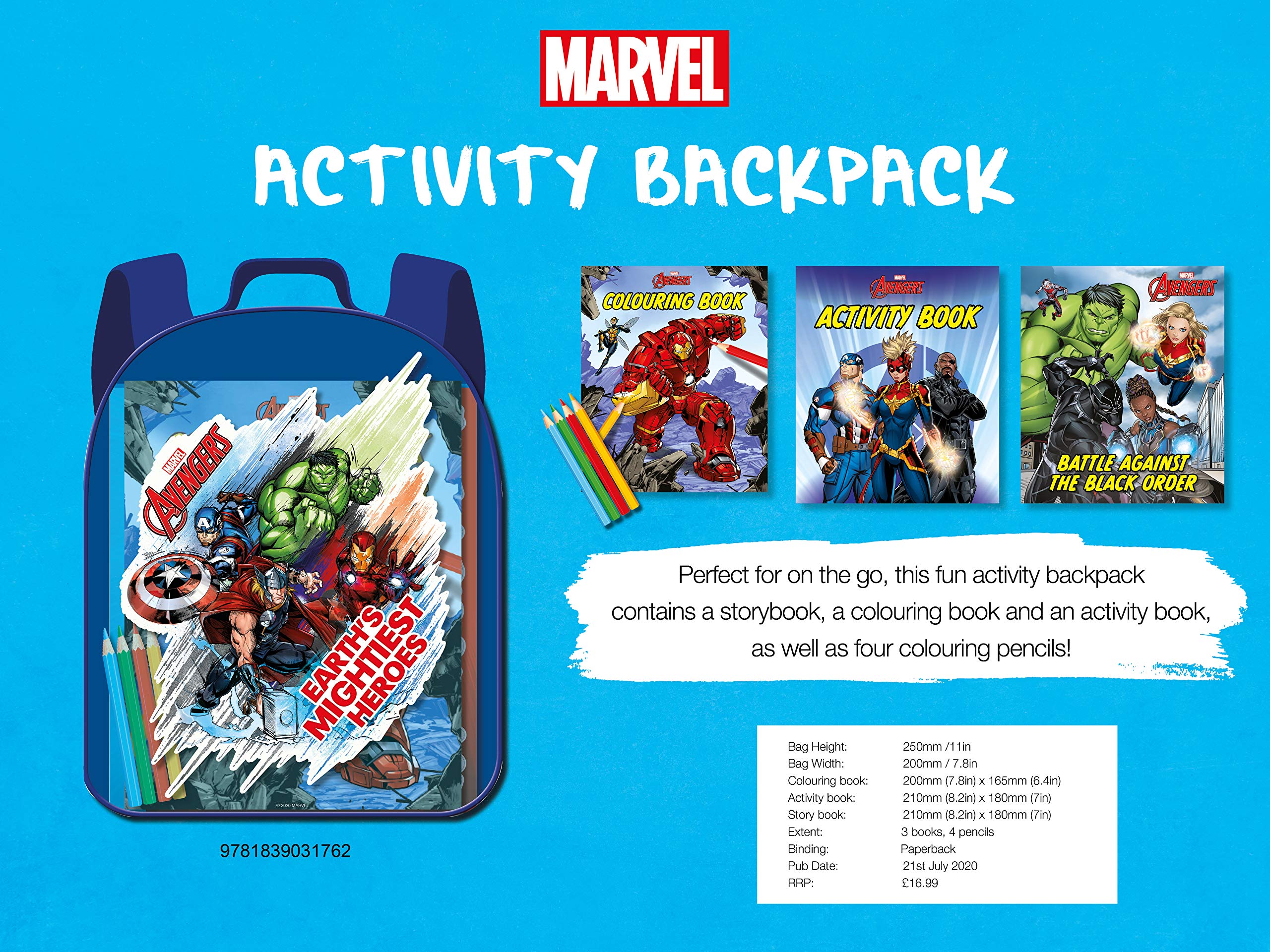 marvel avengers: earth's mightiest heroes (activity backpack) - Ảnh 7