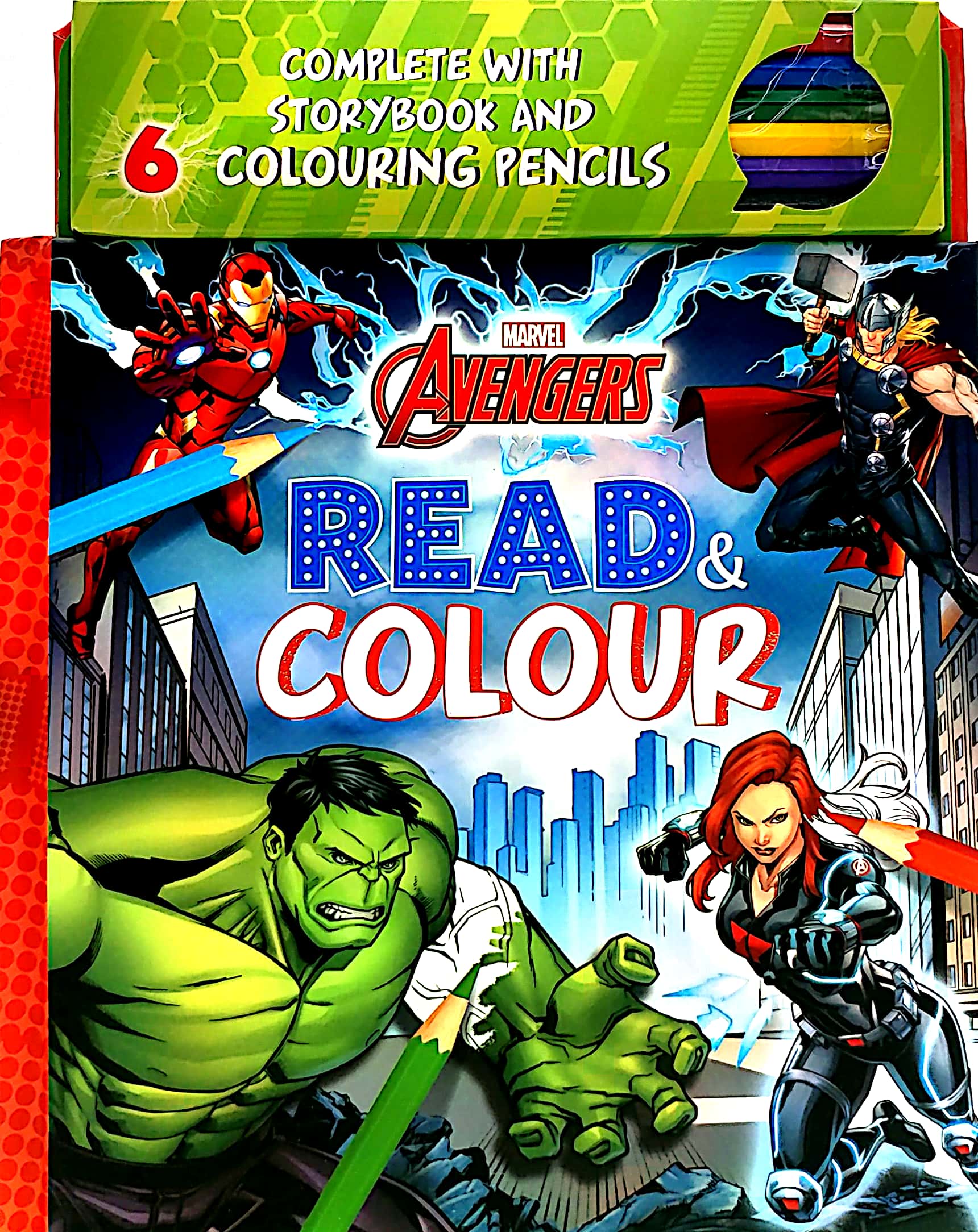 marvel avengers read & colour - Ảnh 2