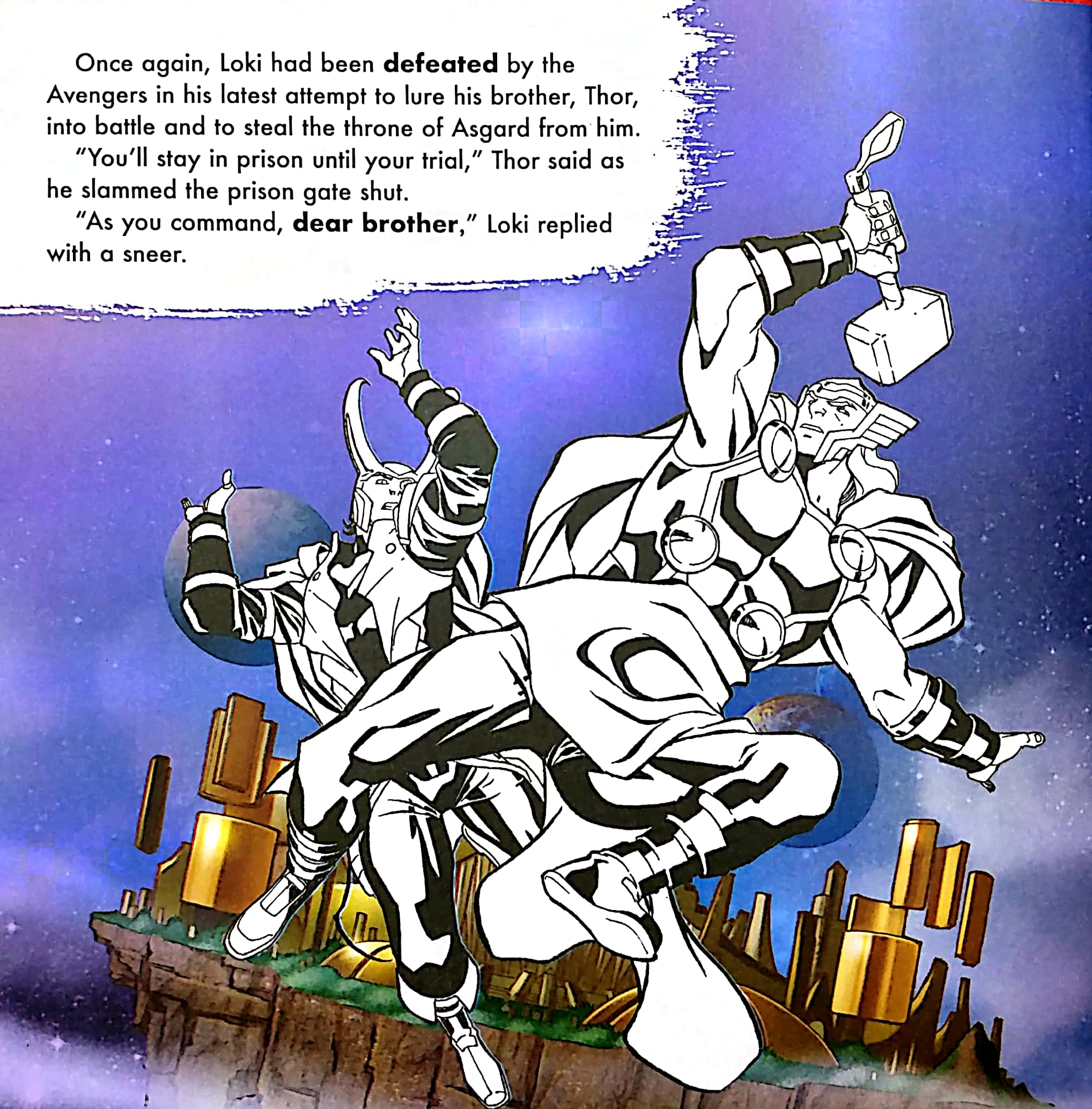 marvel avengers read & colour - Ảnh 3