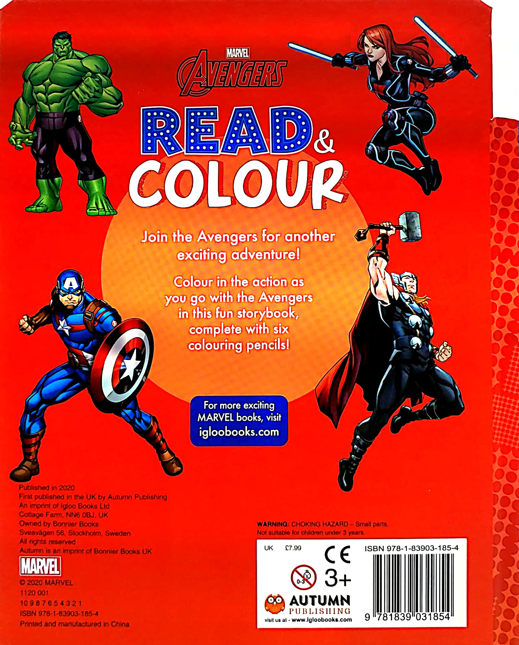 marvel avengers read & colour - Ảnh 6