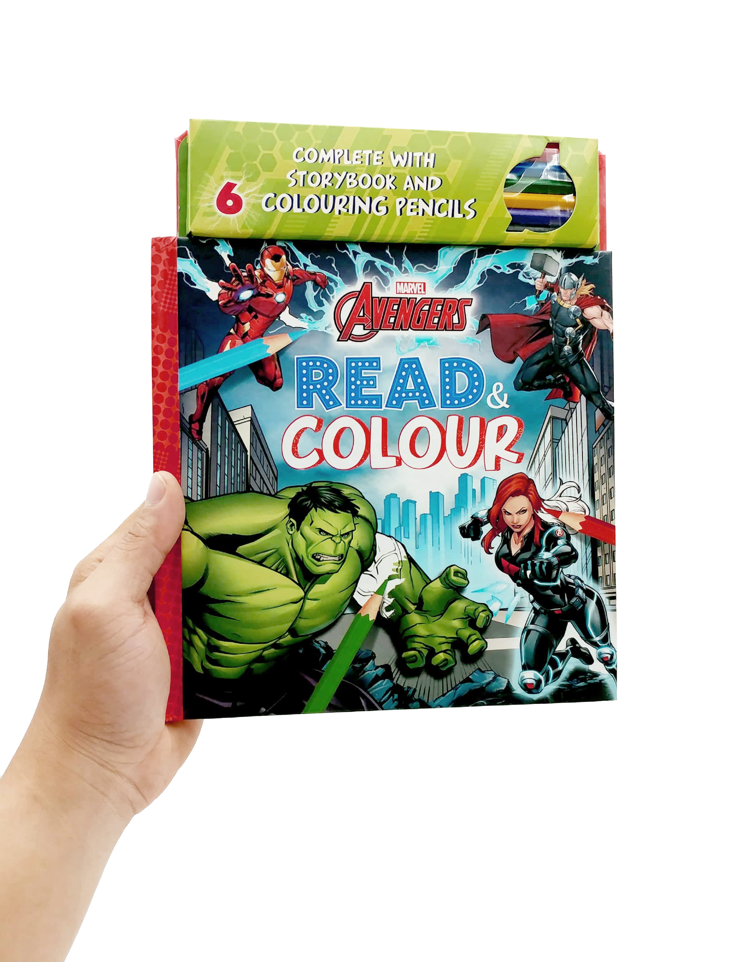 marvel avengers read & colour - Ảnh 7