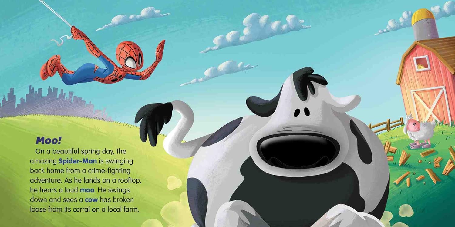marvel beginnings - spider man goes to the farm - Ảnh 3