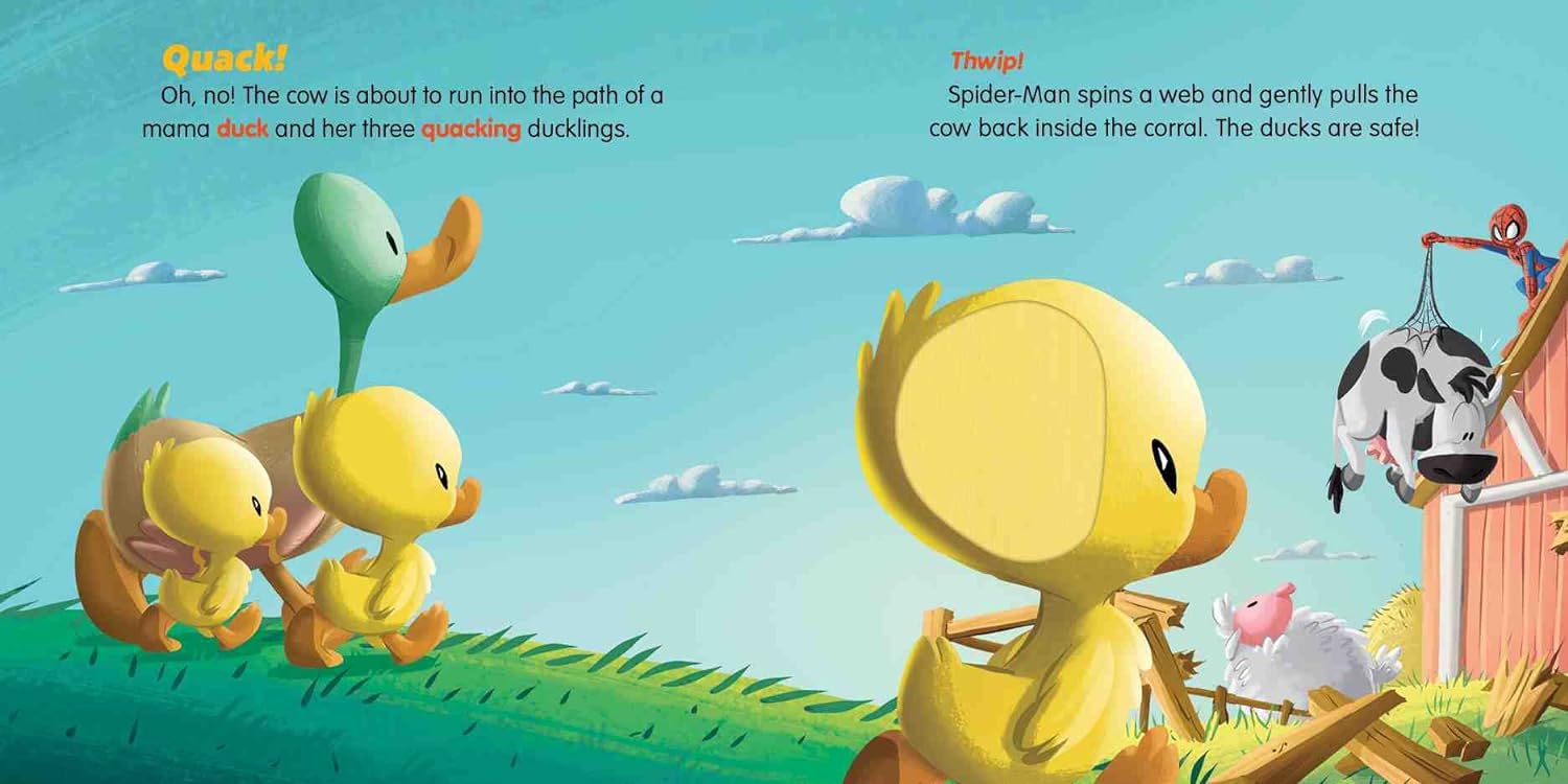 marvel beginnings - spider man goes to the farm - Ảnh 4