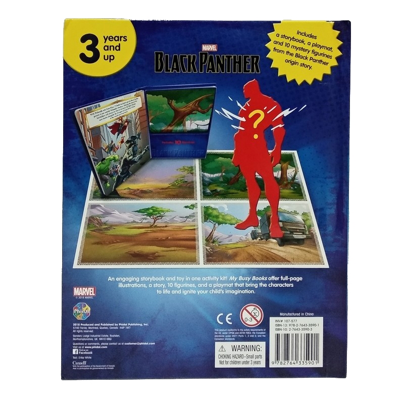 marvel black panther my busy books - Ảnh 8