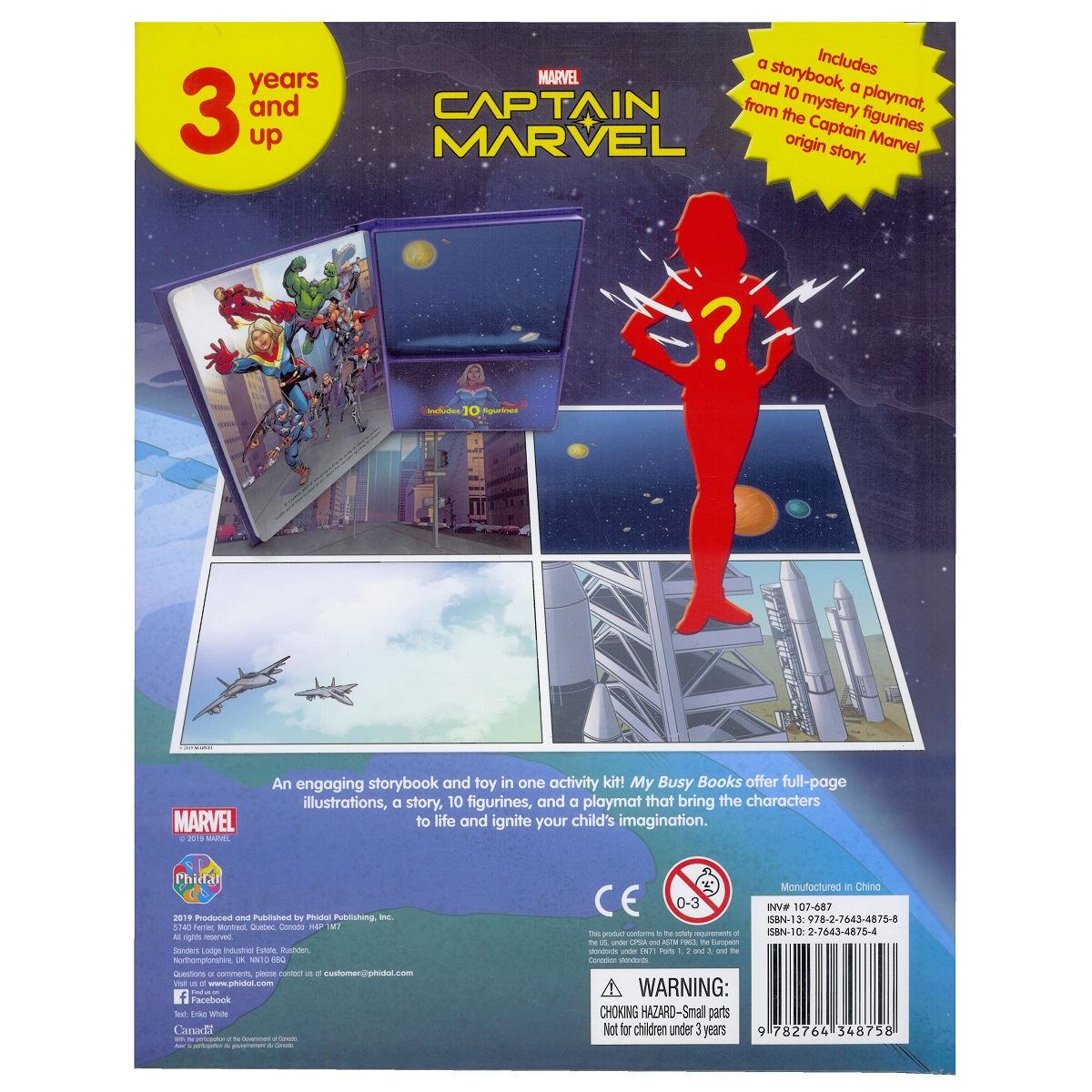 marvel captain marvel my busy book - Ảnh 3