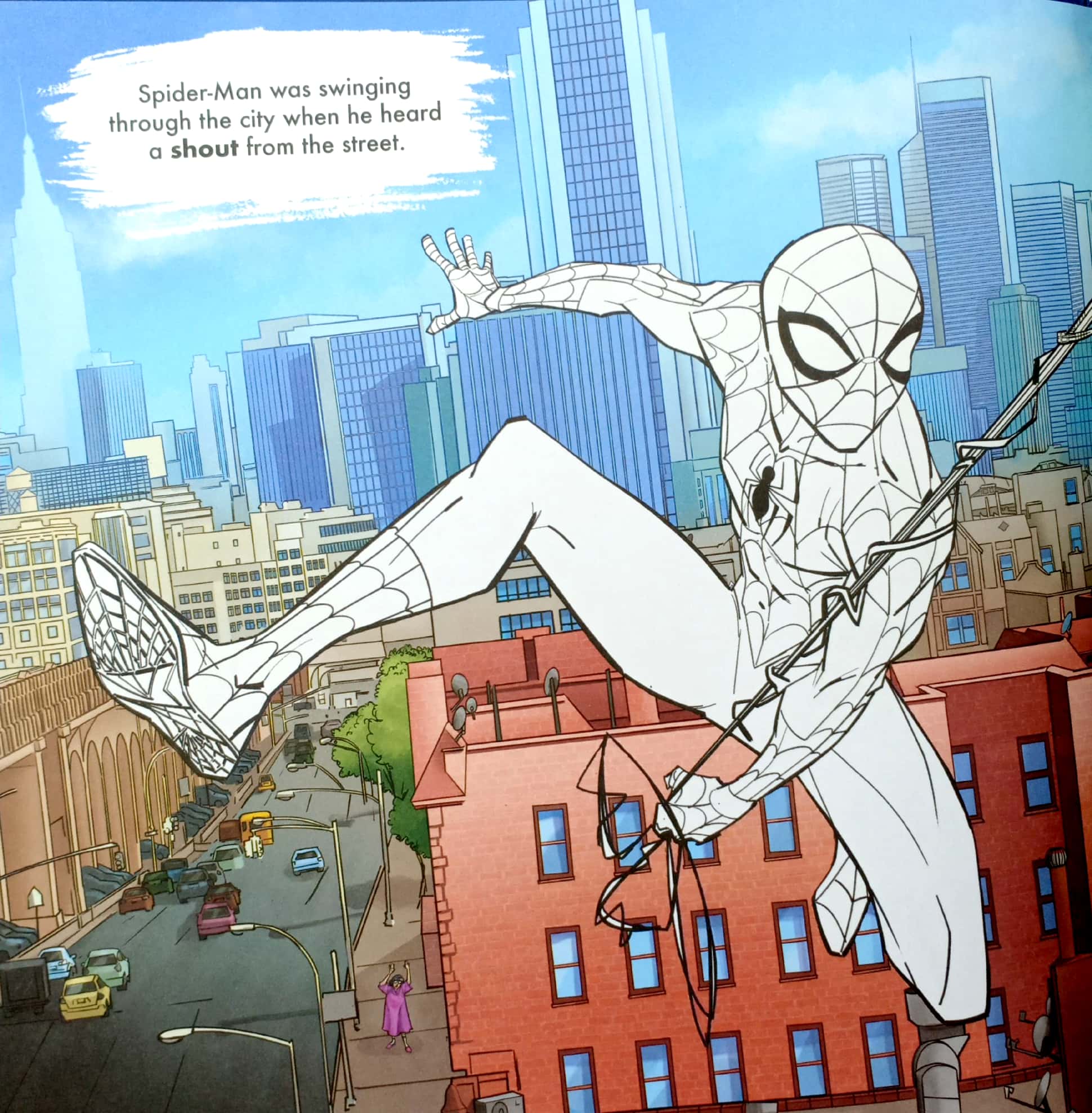 marvel spider-man: read & colour - Ảnh 3