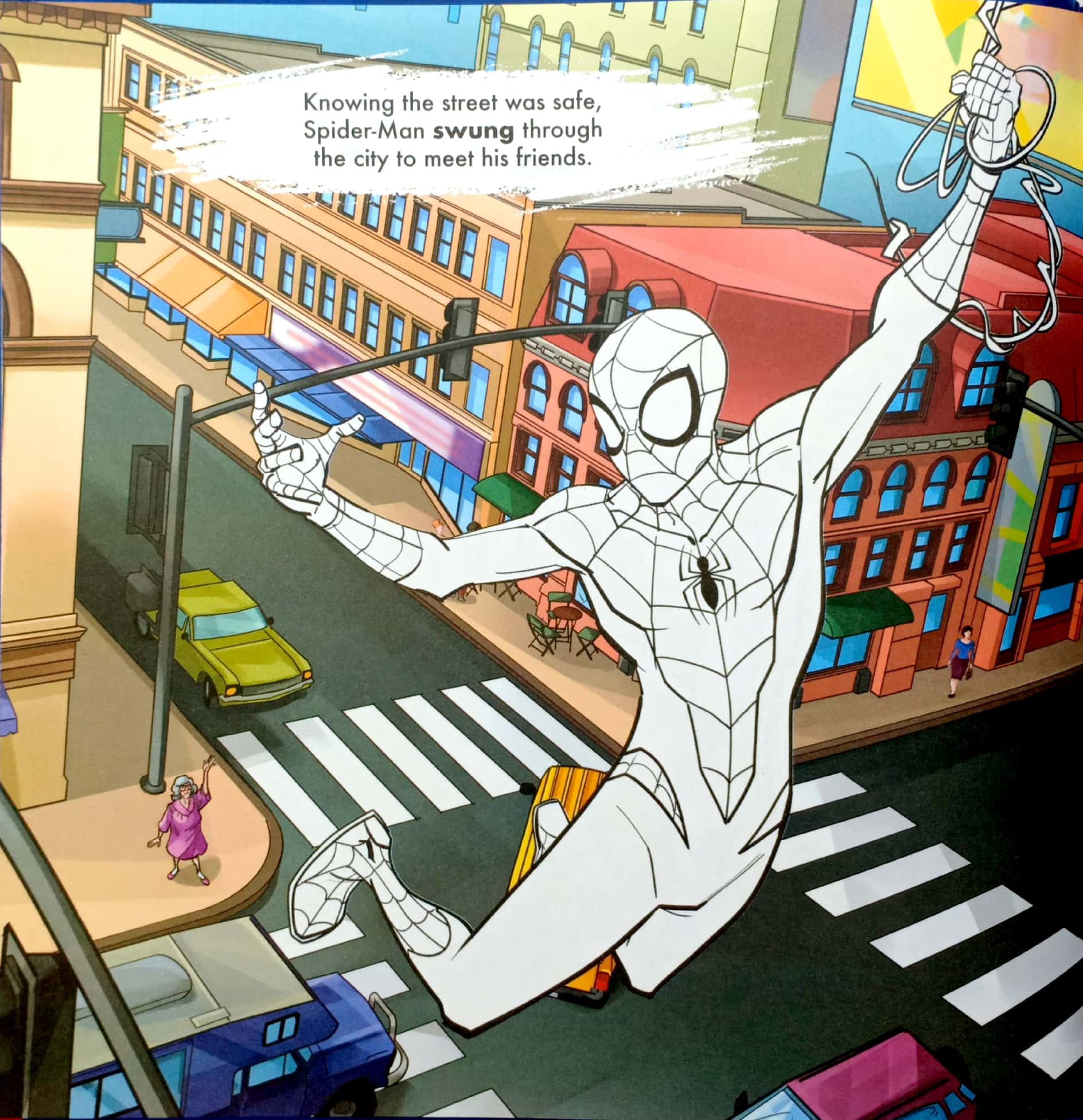 marvel spider-man: read & colour - Ảnh 5