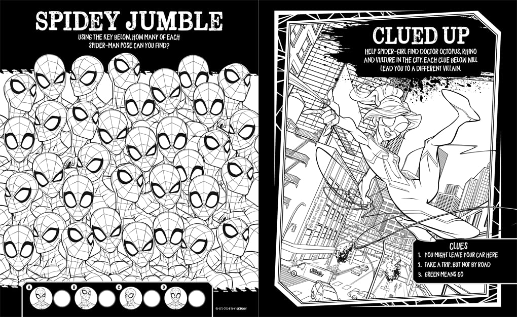 marvel spider-man: search & find colouring - Ảnh 4