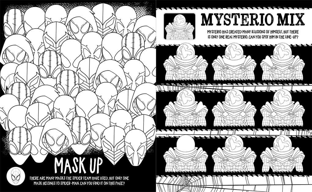 marvel spider-man: search & find colouring - Ảnh 6