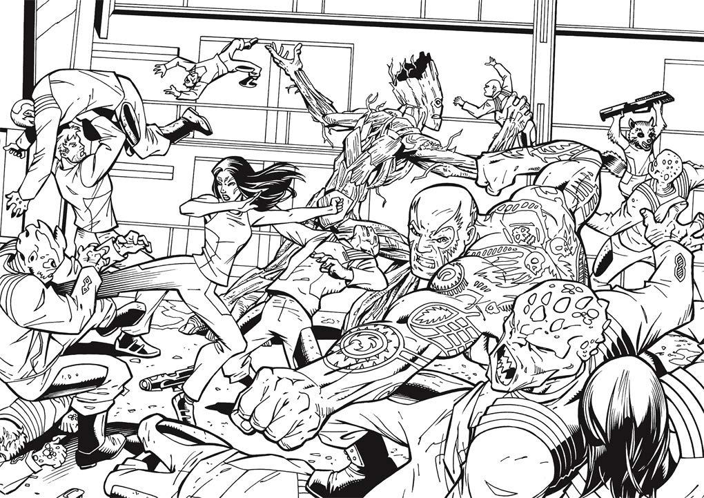 marvel super hero colouring - Ảnh 4