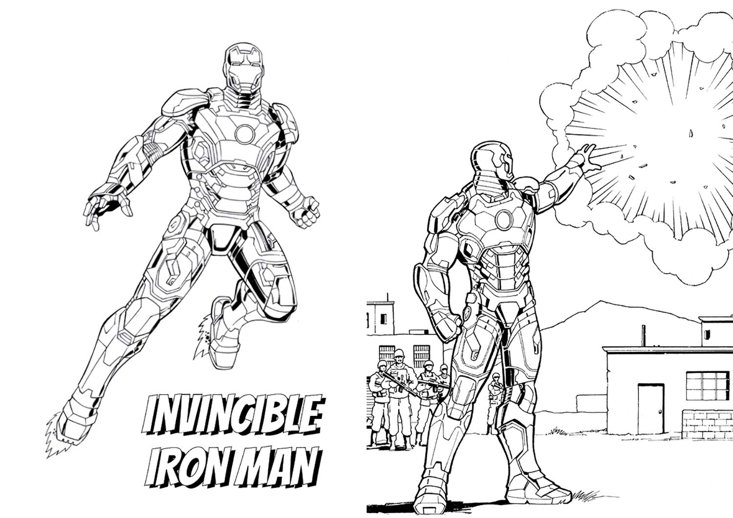 marvel super hero colouring - Ảnh 5