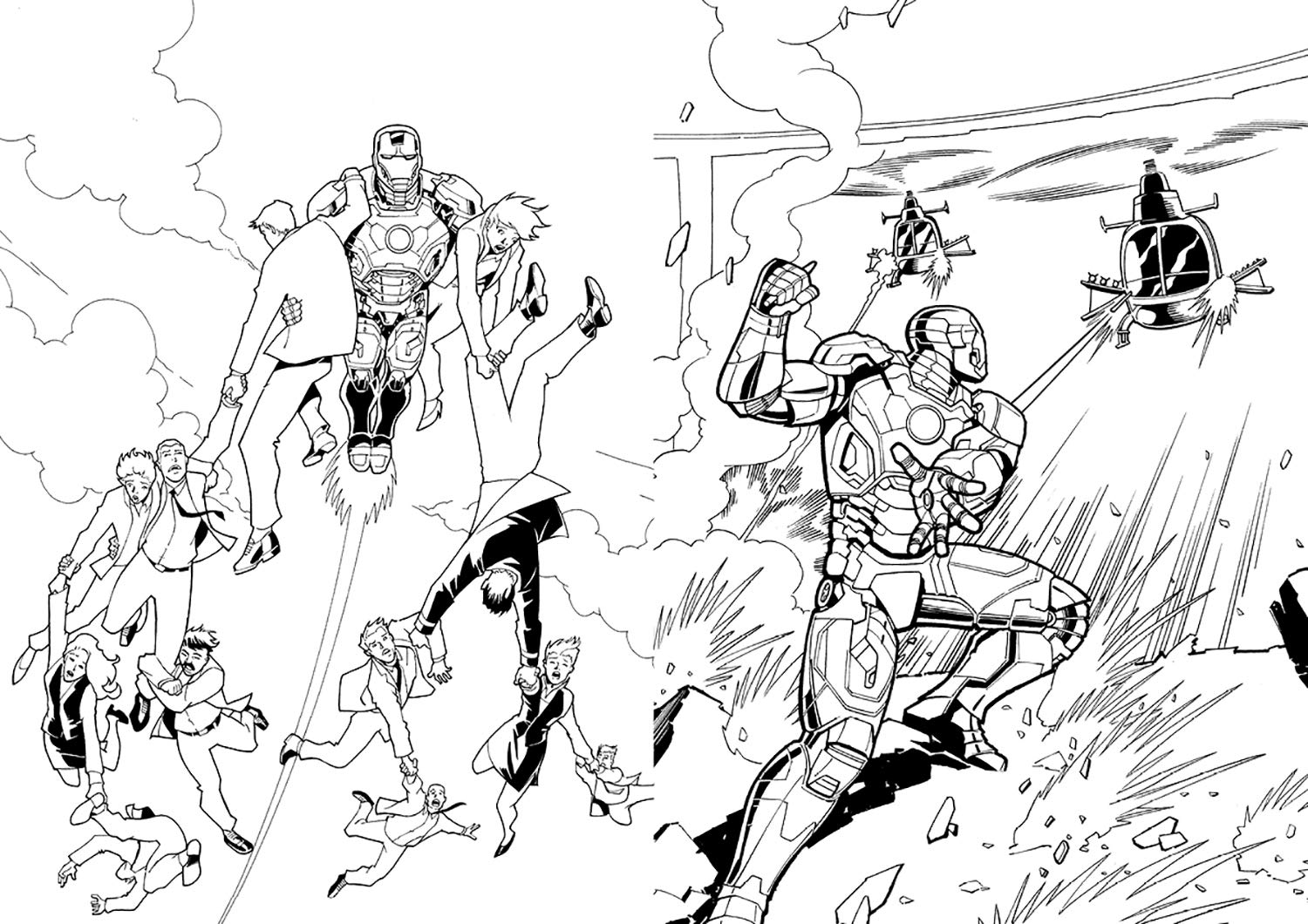 marvel super hero colouring - Ảnh 6