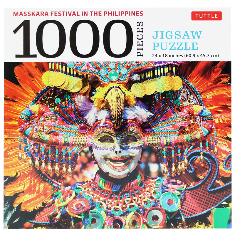 masskara festival, philippines - 1000 piece jigsaw puzzle: (finished size 24 in x 18 in) - Ảnh 2