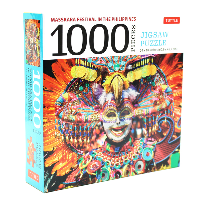 masskara festival, philippines - 1000 piece jigsaw puzzle: (finished size 24 in x 18 in) - Ảnh 4
