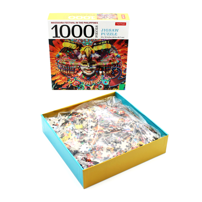 masskara festival, philippines - 1000 piece jigsaw puzzle: (finished size 24 in x 18 in) - Ảnh 6