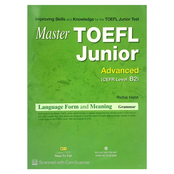 master toefl junior-advanced (cefr level b2)-grammar