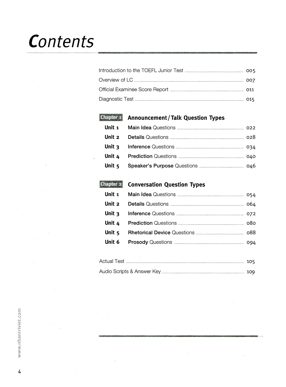 master toefl junior-advanced (cefr level b2)-listening comprehension (+cd) - Ảnh 3