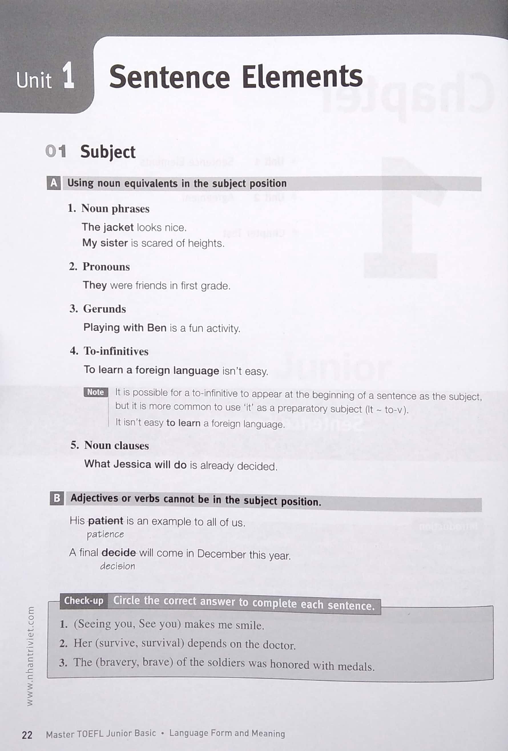 master toefl junior basic: language form & meaning (cefr level a2) - gramma - Ảnh 5