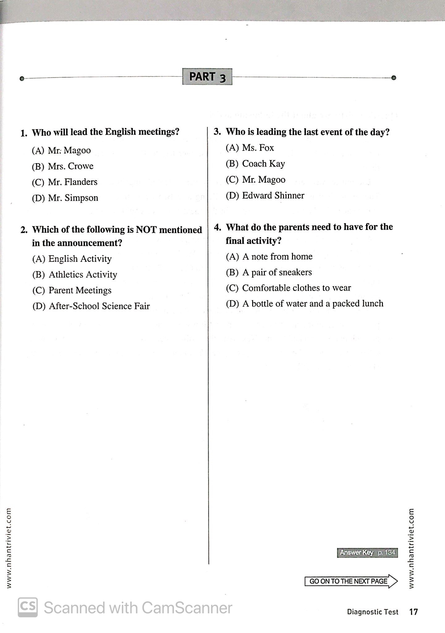 master toefl junior intermediate rc (cefr level b1)(+cd) - Ảnh 7