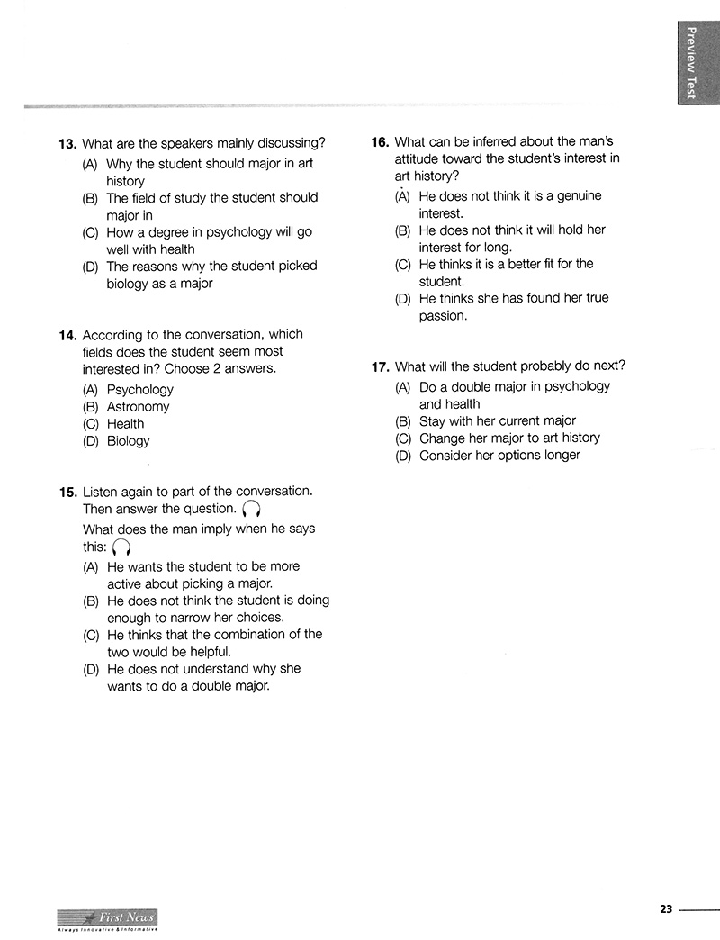 mastering skills for the toefl ibt - listening - kèm cd - Ảnh 10