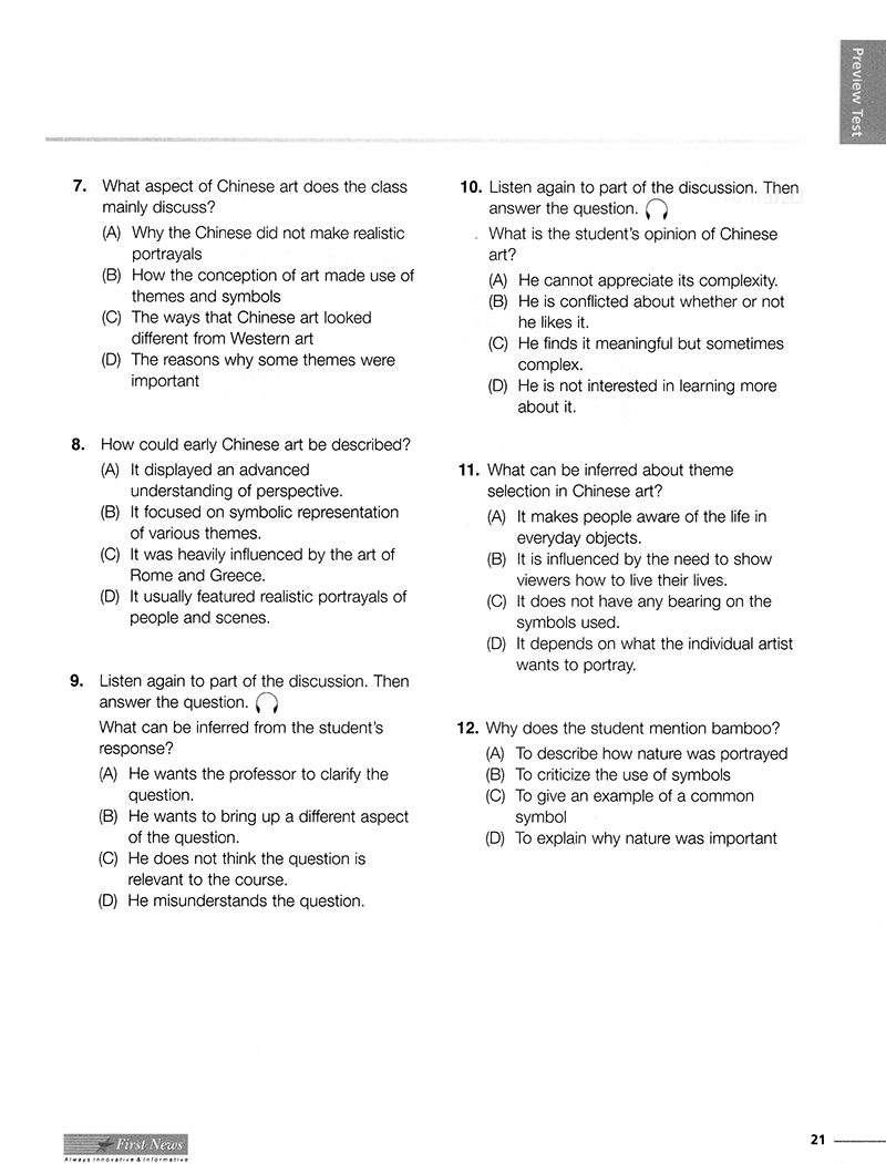 mastering skills for the toefl ibt - listening - kèm cd - Ảnh 8