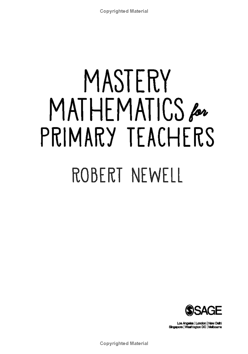 mastery mathematics for primary teachers - Ảnh 4