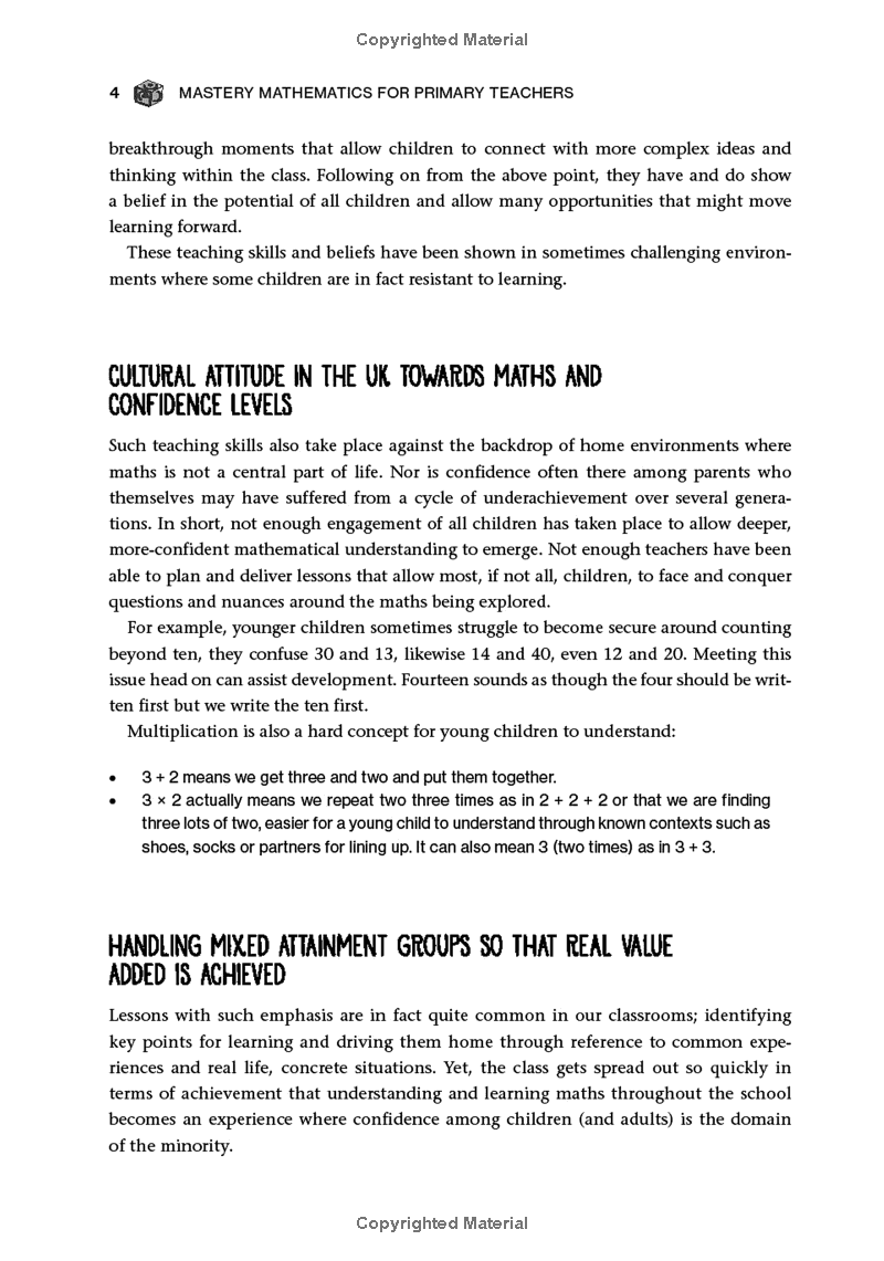 mastery mathematics for primary teachers - Ảnh 9