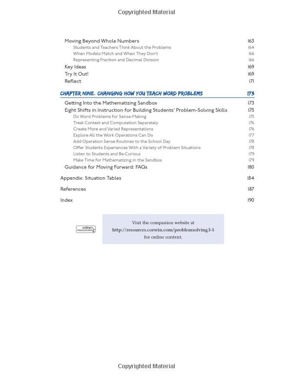 mathematize it!: going beyond key words to make sense of word problems, grades 3-5 (corwin mathematics series) - Ảnh 7