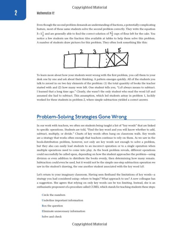 mathematize it!: going beyond key words to make sense of word problems, grades 3-5 (corwin mathematics series) - Ảnh 9