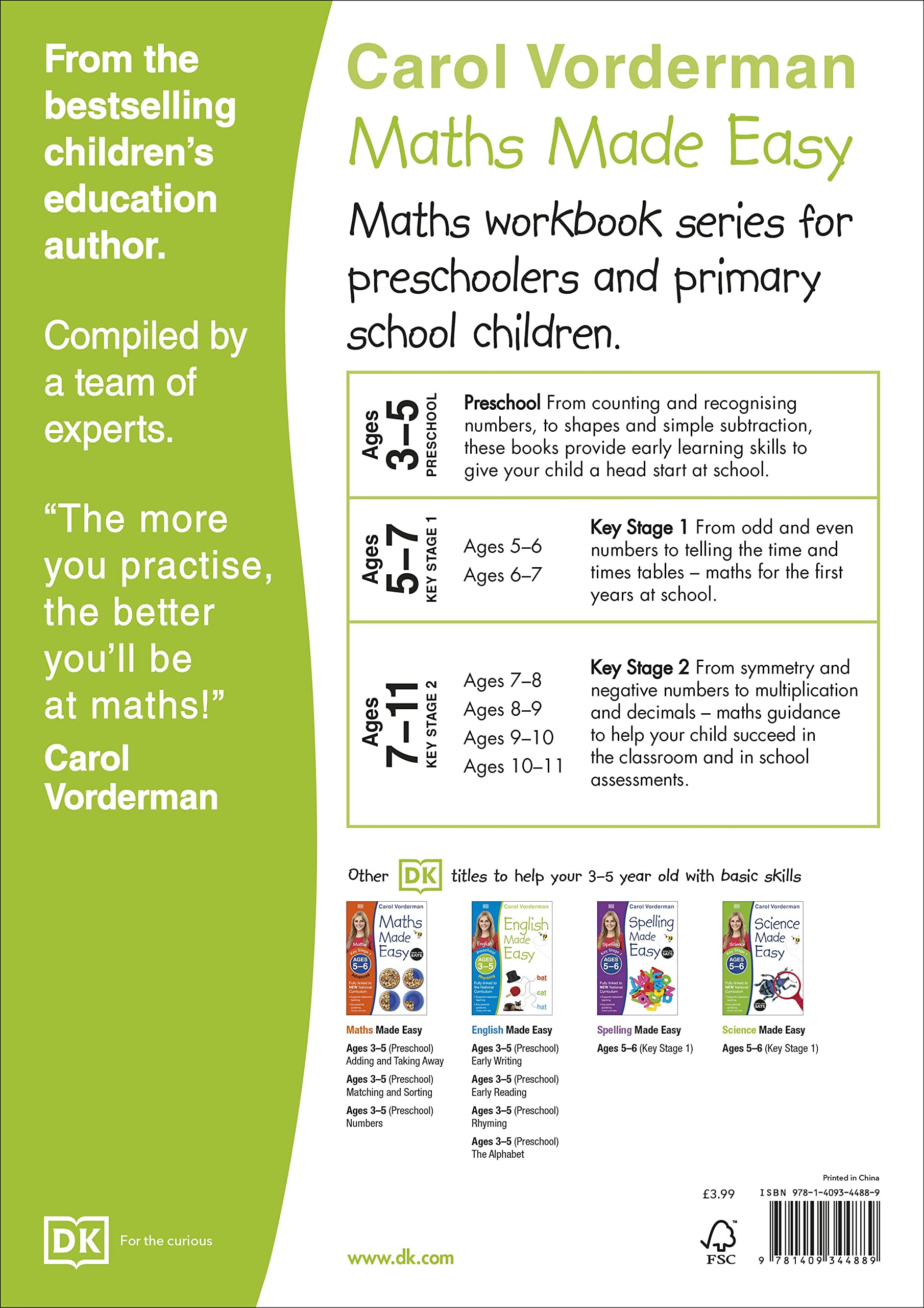 maths made easy: shapes & patterns, ages 3-5 (preschool): supports the national curriculum, maths exercise book - Ảnh 6