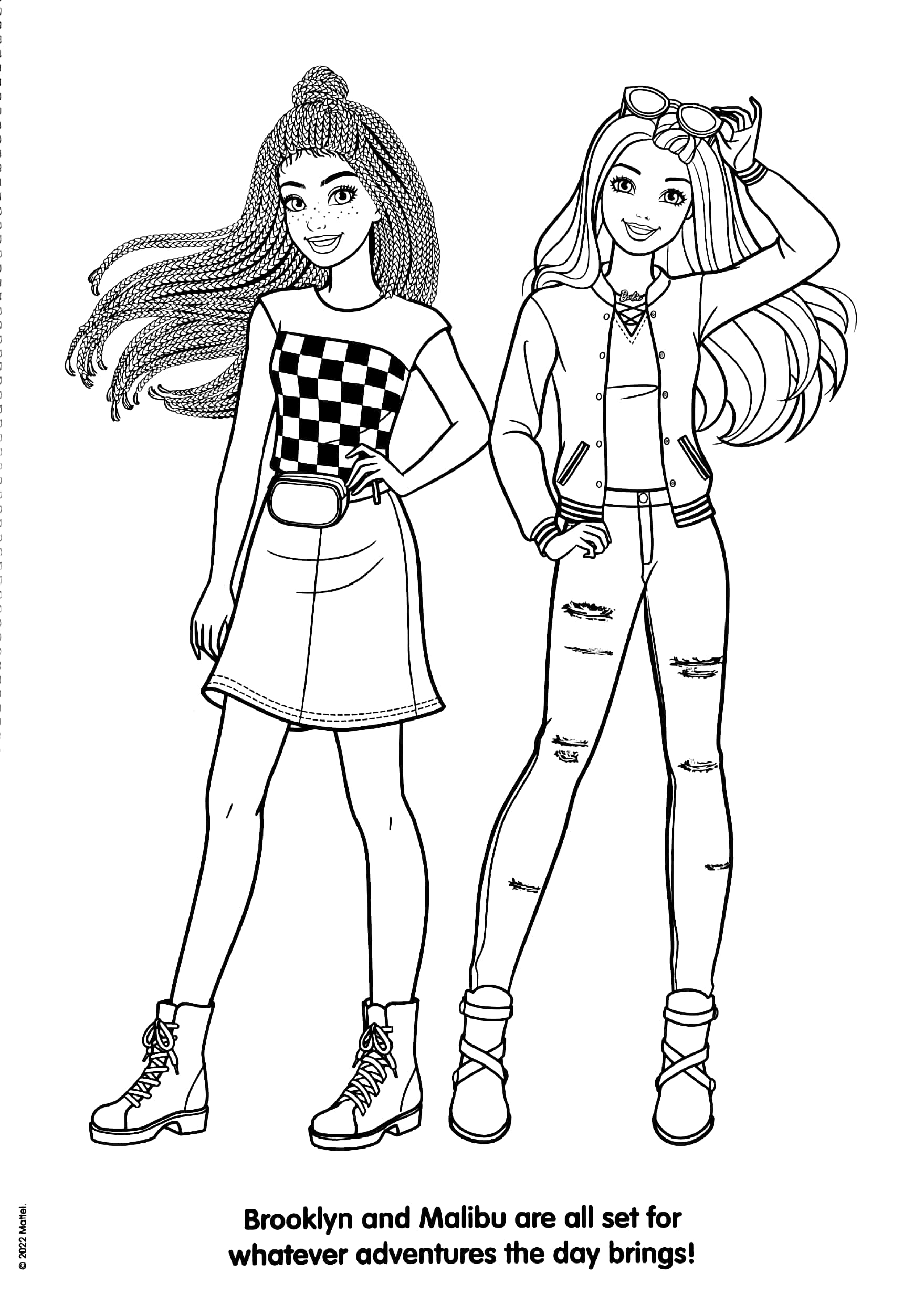 mattel barbie deluxe poster paint & color - Ảnh 4