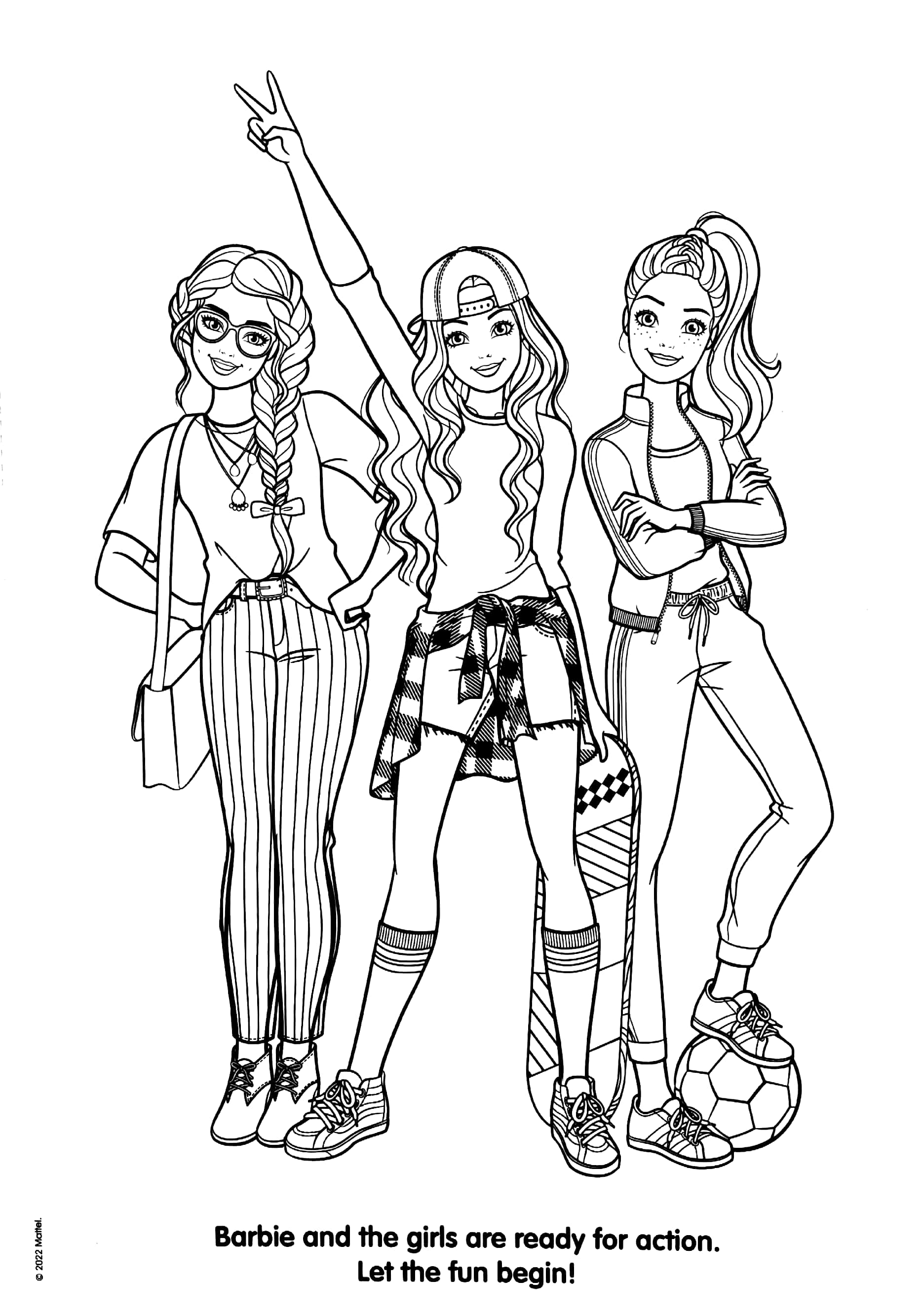 mattel barbie deluxe poster paint & color - Ảnh 5