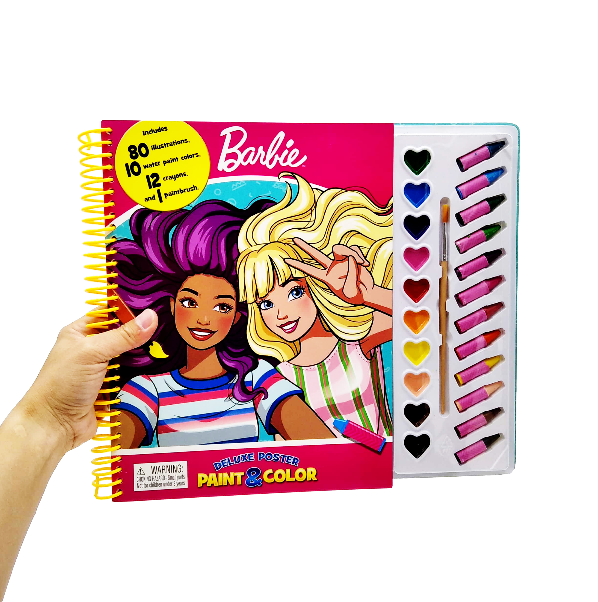 mattel barbie deluxe poster paint & color - Ảnh 7