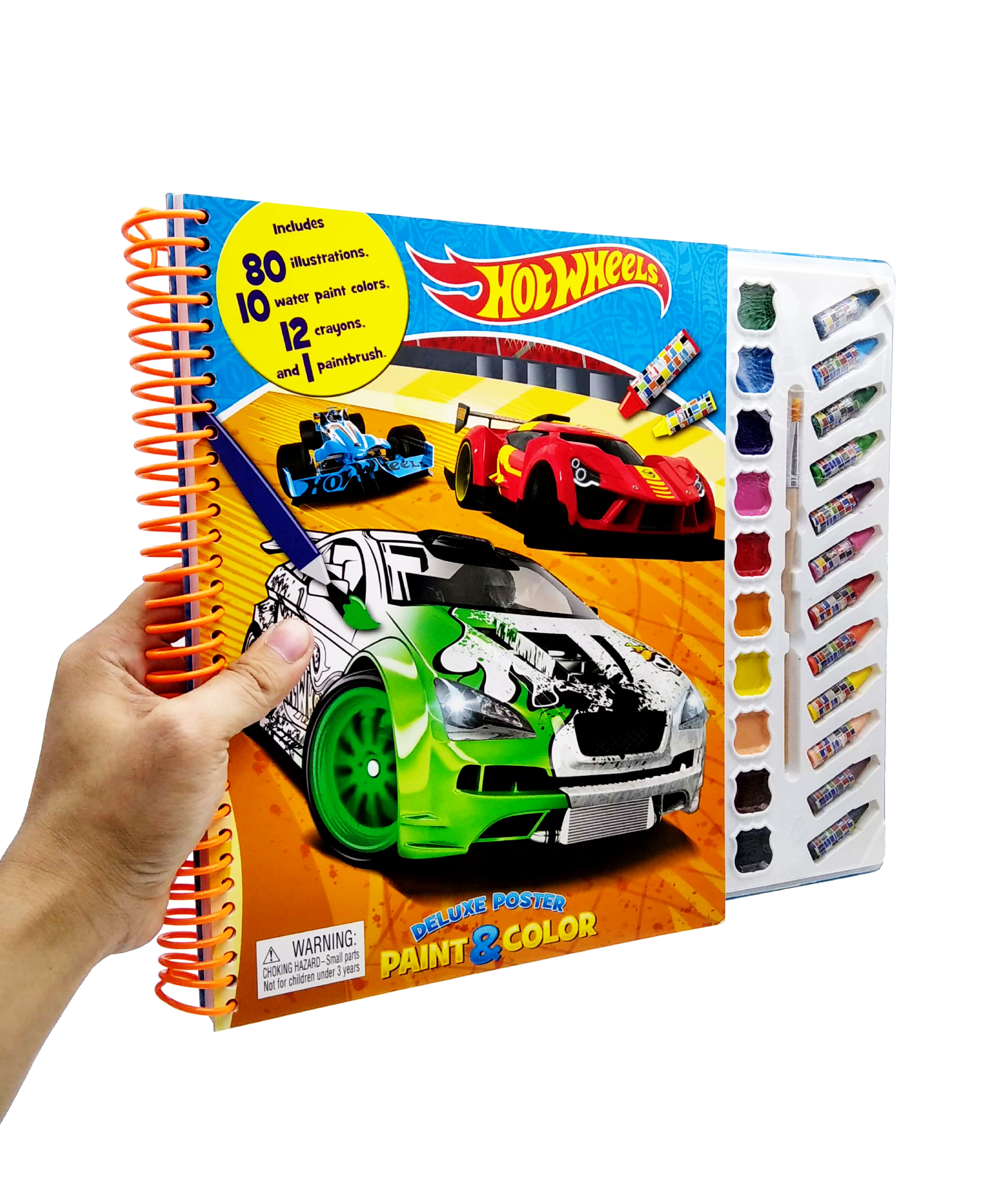 mattel hot wheels deluxe poster paint & color - Ảnh 7