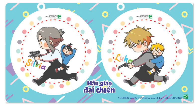 mẫu giáo đại chiến - tập 5 - bản giới hạn - tặng kèm bìa giới hạn + khung ảnh + postcard + set standee + sns card - Ảnh 6