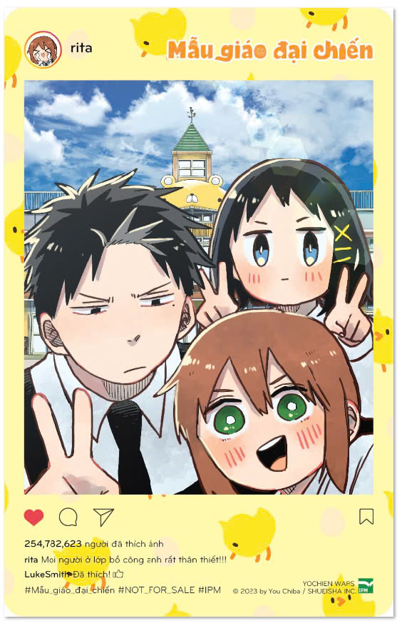 mẫu giáo đại chiến - tập 5 - bản giới hạn - tặng kèm bìa giới hạn + khung ảnh + postcard + set standee + sns card - Ảnh 7
