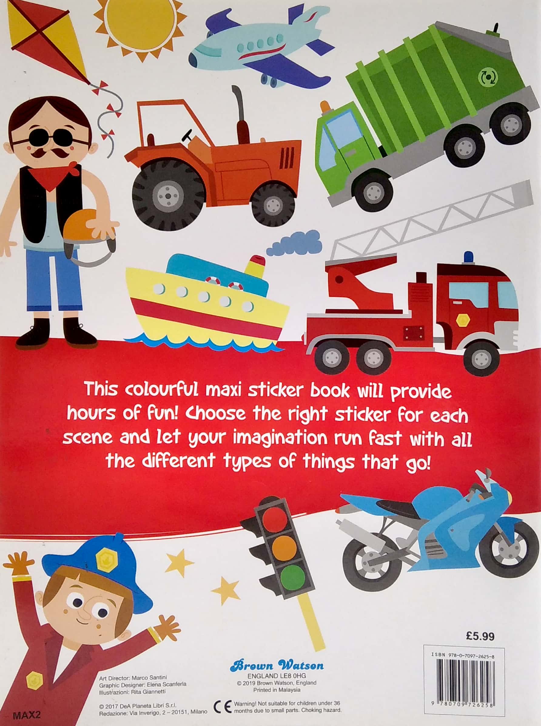 maxi stickers: things that go - Ảnh 6