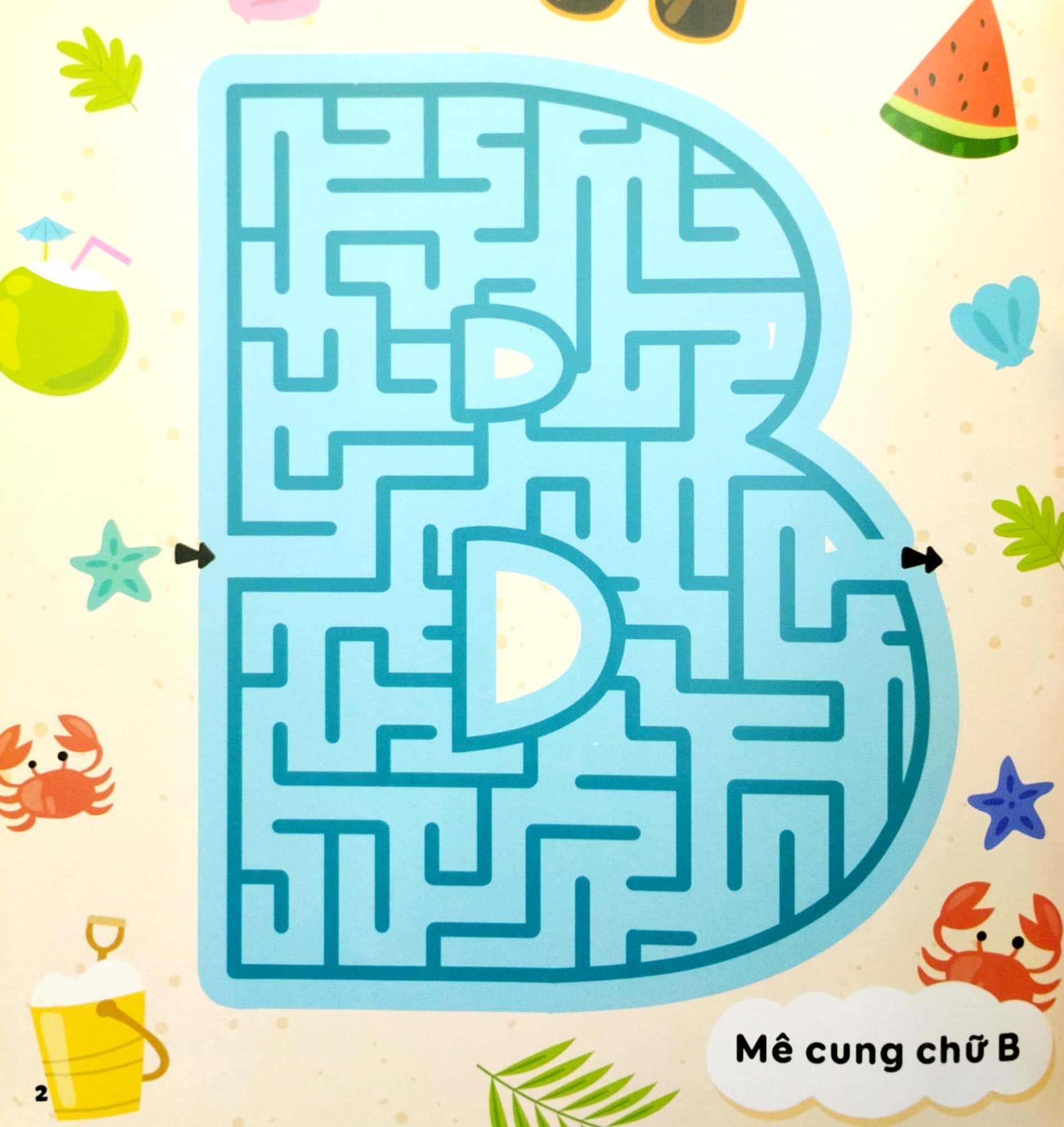 mê cung thông minh - rèn khả năng tập trung cho trẻ - chữ cái (từ 4-10 tuổi) - Ảnh 5