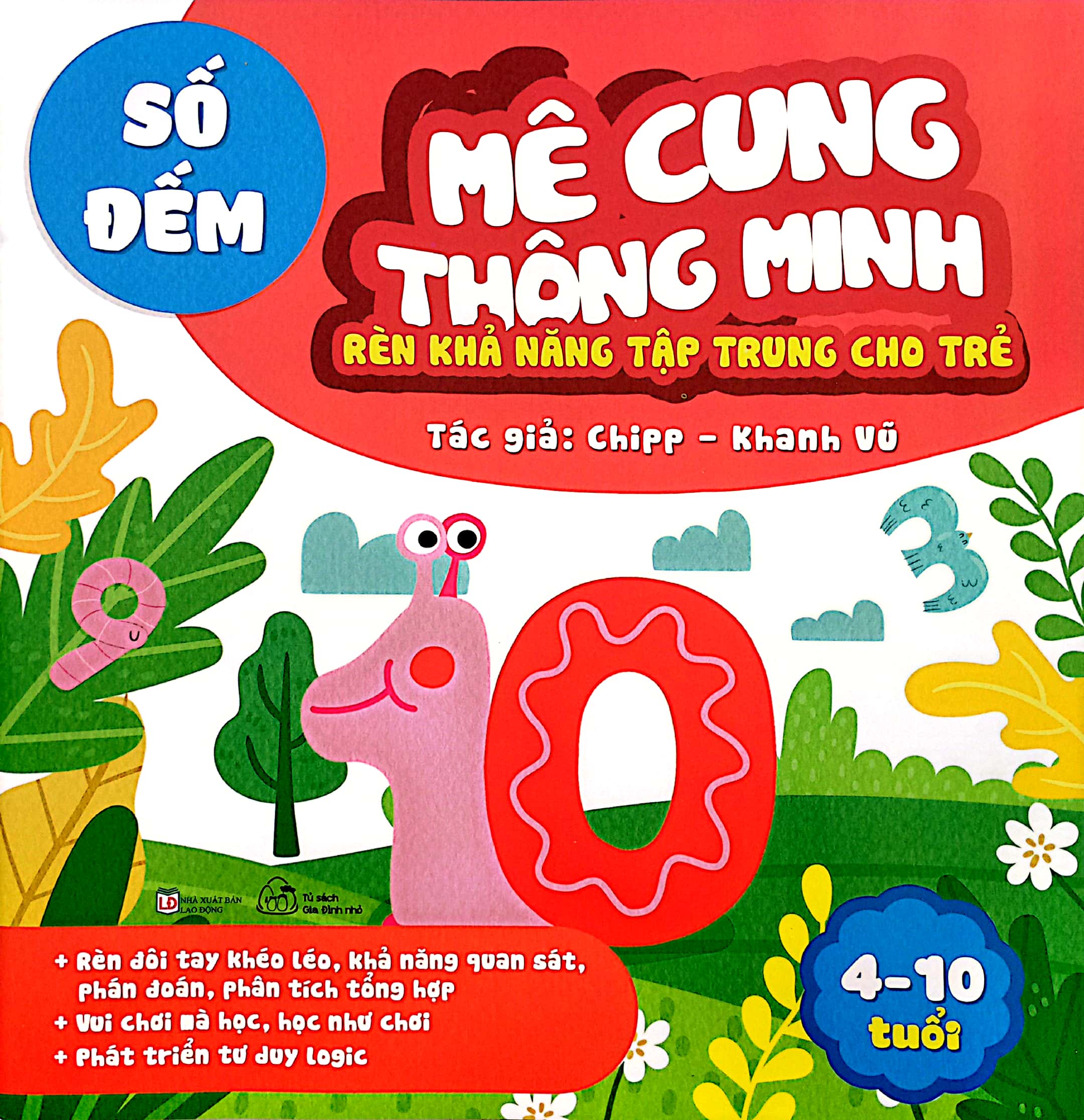 mê cung thông minh - rèn khả năng tập trung cho trẻ - số đếm (từ 4-10 tuổi) - Ảnh 2