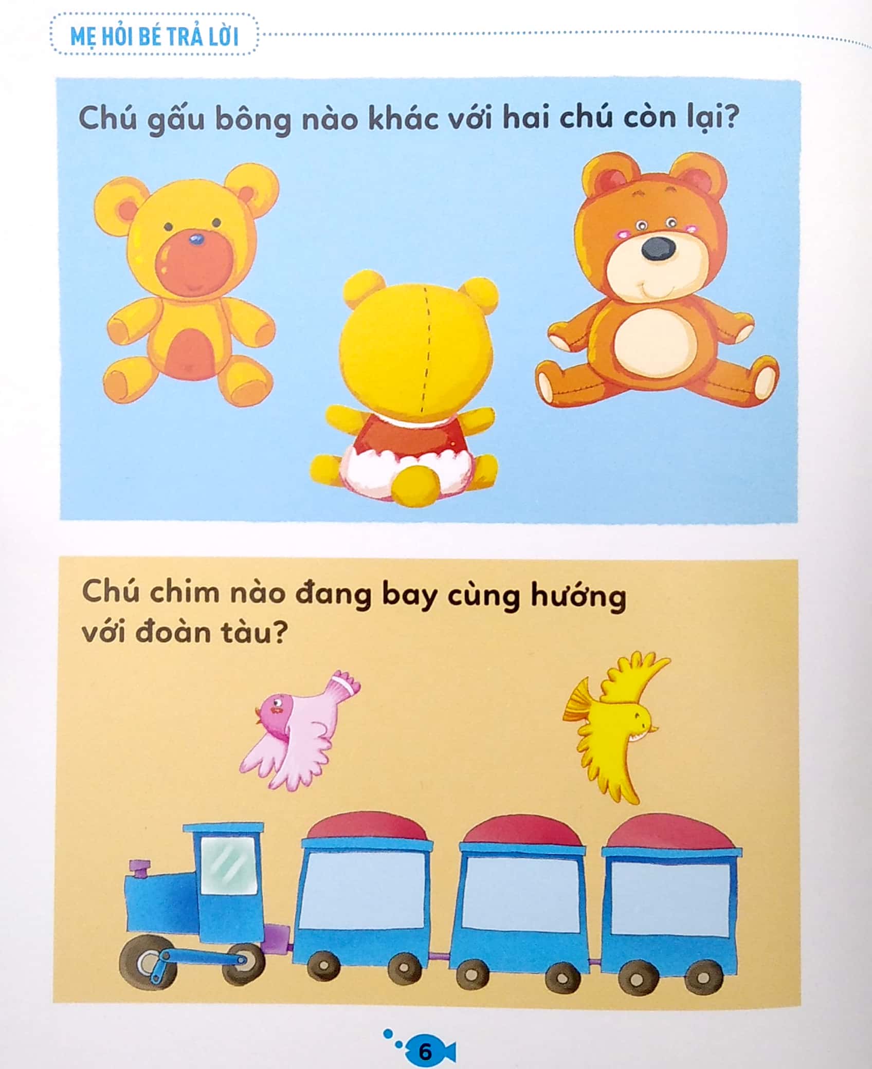 mẹ hỏi bé trả lời - hỏi đáp rèn trí thông minh (3-4 tuổi) (tái bản 2021) - Ảnh 5