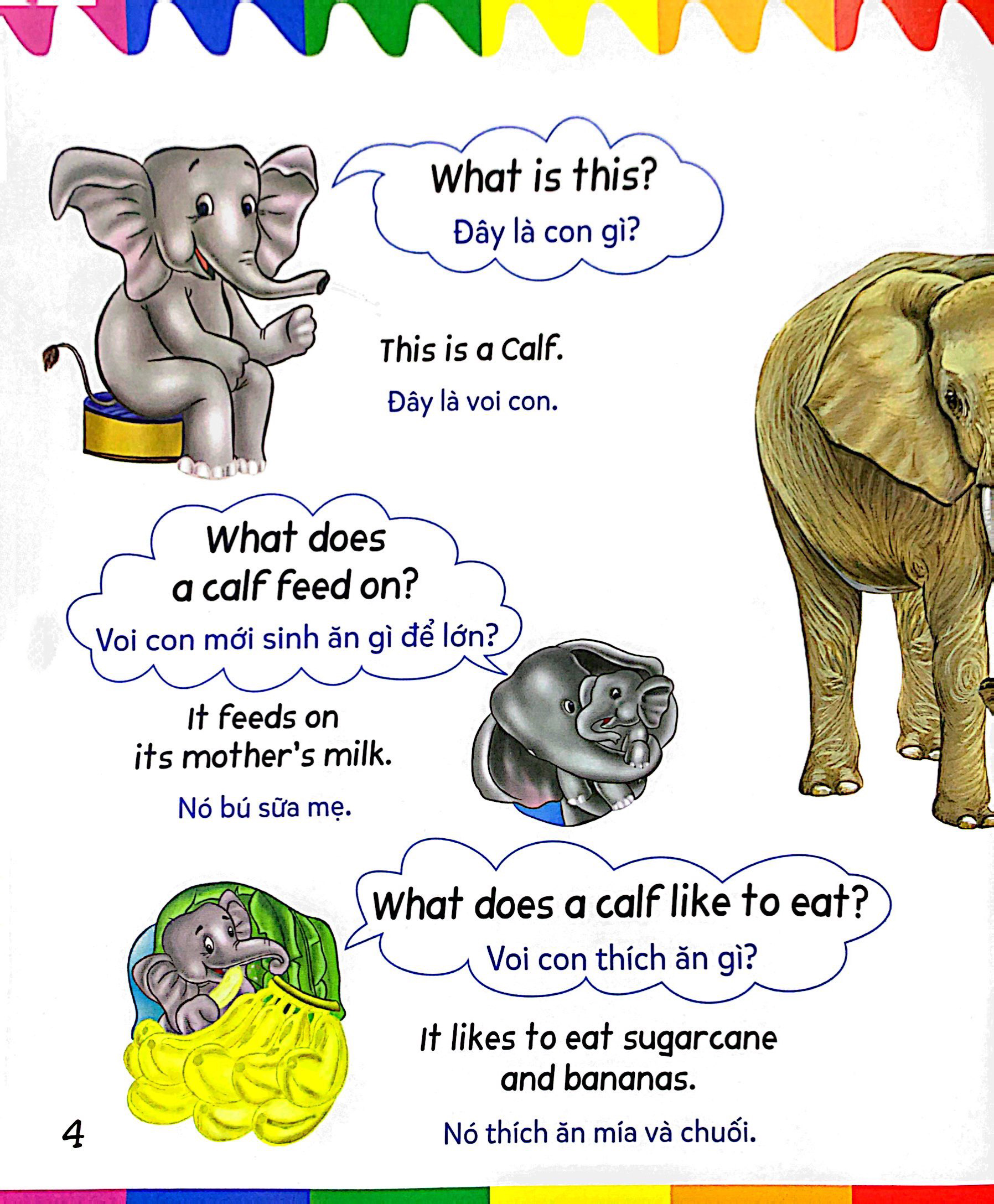 mẹ hỏi bé trả lời - song ngữ anh-việt - baby animals - những con vật bé bỏng (dành cho trẻ từ 2-7 tuổi) - Ảnh 5