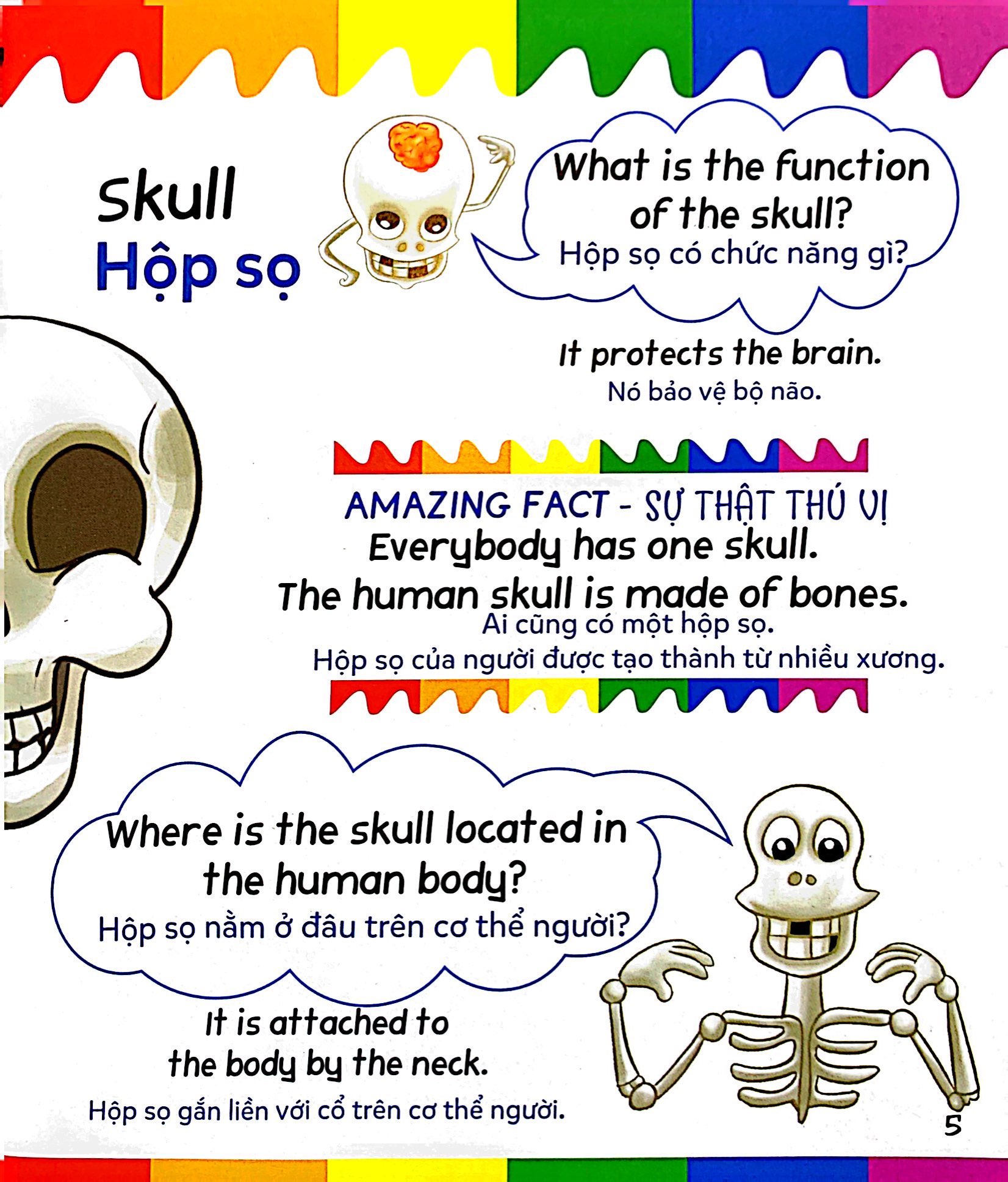 mẹ hỏi bé trả lời - song ngữ anh-việt - body parts - cơ thể người (dành cho trẻ từ 2-7 tuổi) - Ảnh 6