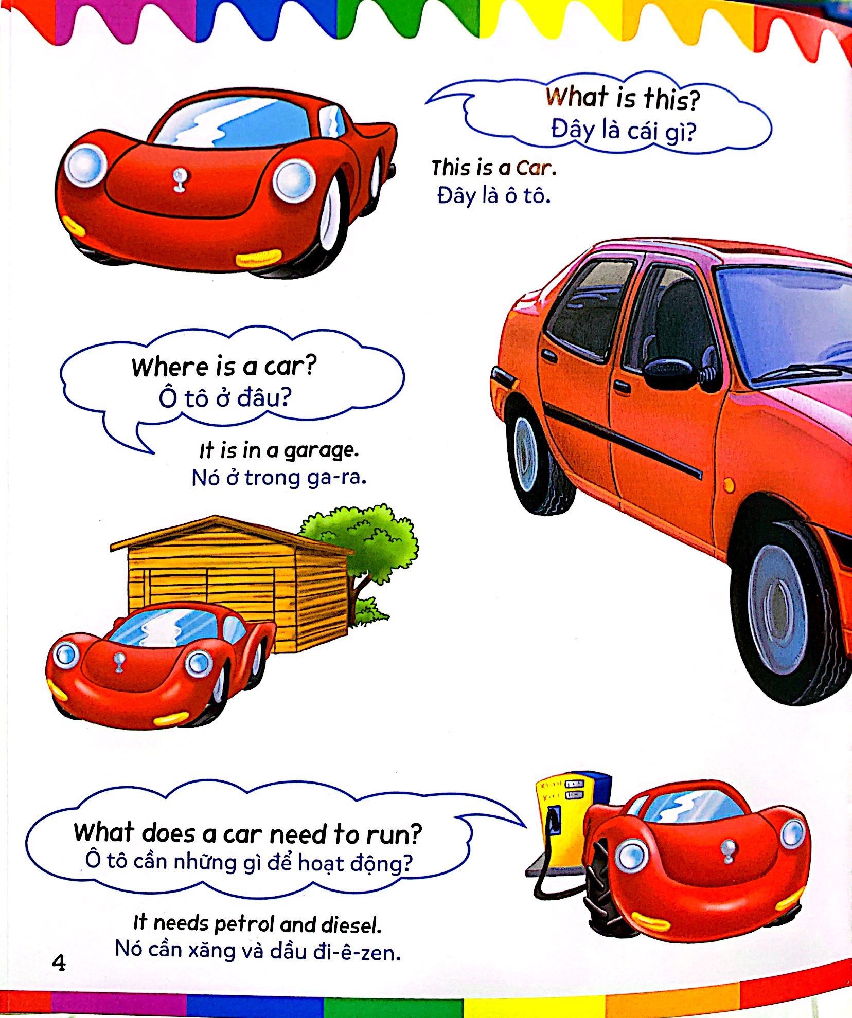 mẹ hỏi bé trả lời - song ngữ anh-việt - vehicles - phương tiện giao thông (dành cho trẻ từ 2-7 tuổi) - Ảnh 5