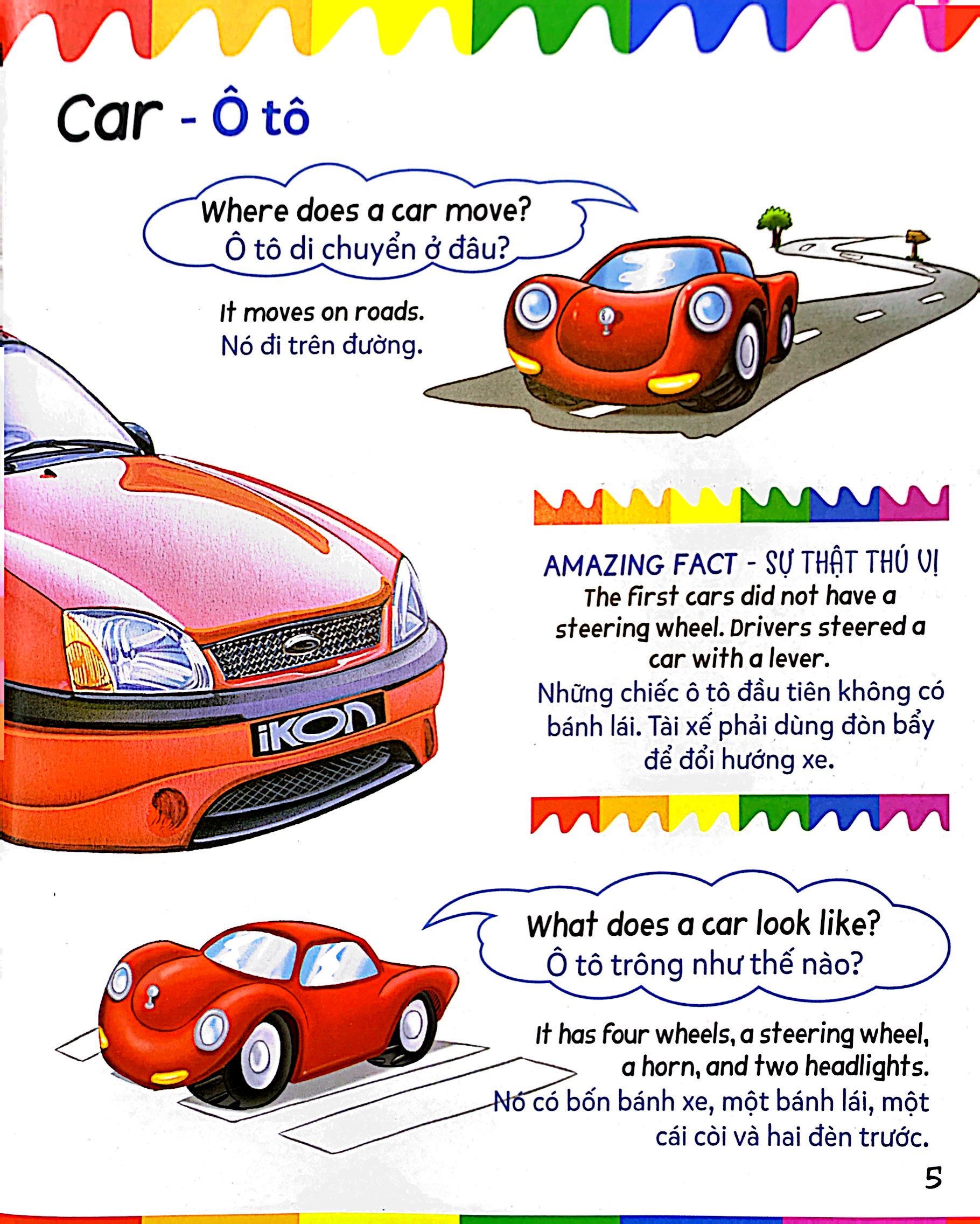 mẹ hỏi bé trả lời - song ngữ anh-việt - vehicles - phương tiện giao thông (dành cho trẻ từ 2-7 tuổi) - Ảnh 6