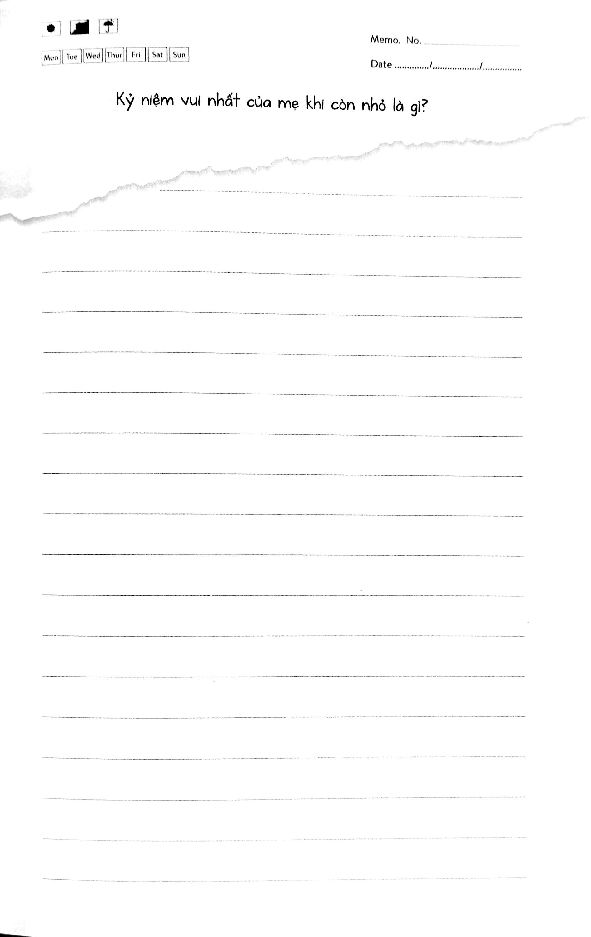 mẹ kể chuyện đời mẹ - hướng dẫn viết nhật ký cho mẹ - Ảnh 6