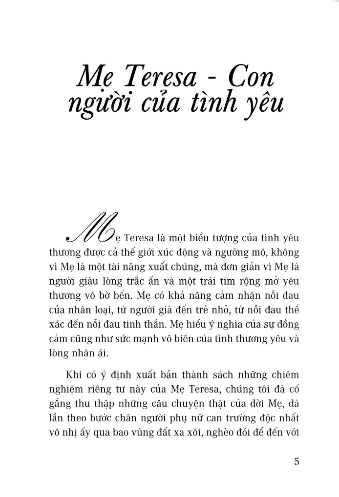 mẹ teresa - trên cả tình yêu (tái bản) - Ảnh 3