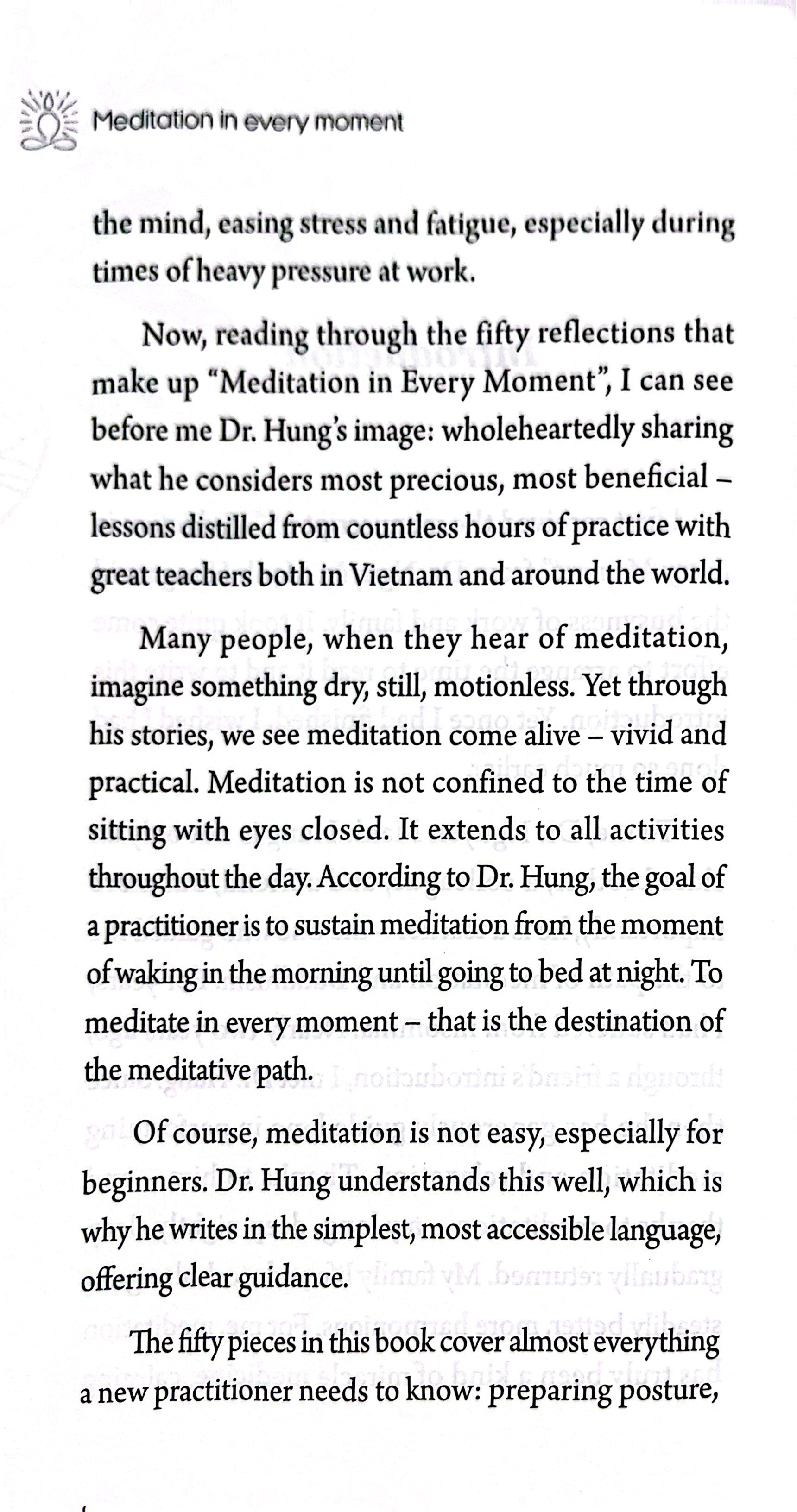 Meditation In Every Moment - Thiền Trong Từng Phút Giây - Ảnh 5